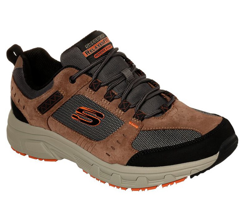 Skechers Relaxed Fit: Oak Canyon - Mens Sneakers Brown/Black [AU-XO7559]